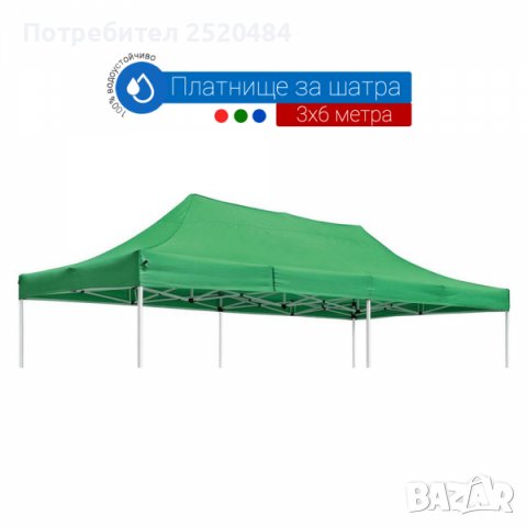 Резервни платнища и страници за шатри с размери2х2м, 3х2, 3х3м, 2х4м 3х4,5 3х6м. ХИТ Цена 15лв/7,67€, снимка 8 - Други - 37002510