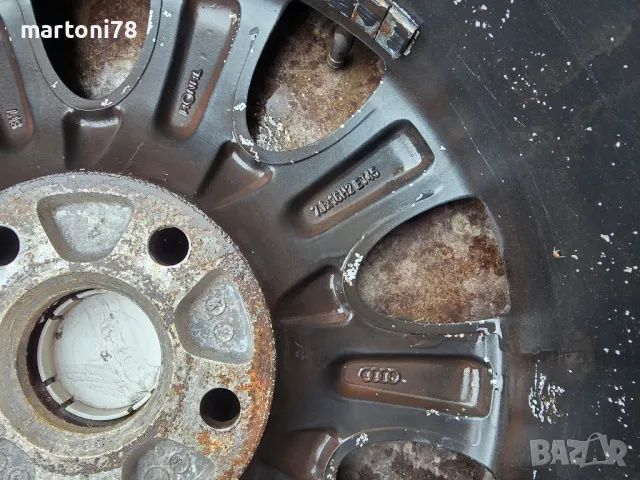 4бр. алуминиеви джанти 16 цола, 5х112 за Ауди с гуми., снимка 7 - Гуми и джанти - 49350377