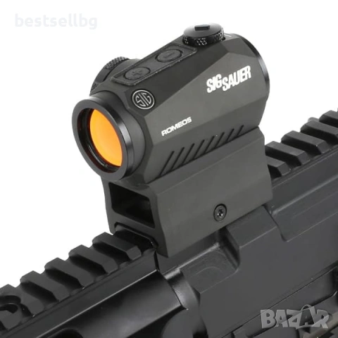 Малък бързомер SIG SAUER прицел мерник за лов пушка еърсофт пистолет пикатини стойка релса 2MOA 1x, снимка 15 - Оборудване и аксесоари за оръжия - 54110049