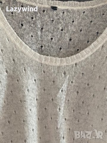 Пуловер с вълна и мохер, снимка 4 - Блузи с дълъг ръкав и пуловери - 40505801