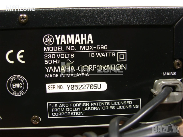 MD плеър Yamaha mdx-596, снимка 8 - Ресийвъри, усилватели, смесителни пултове - 54215361