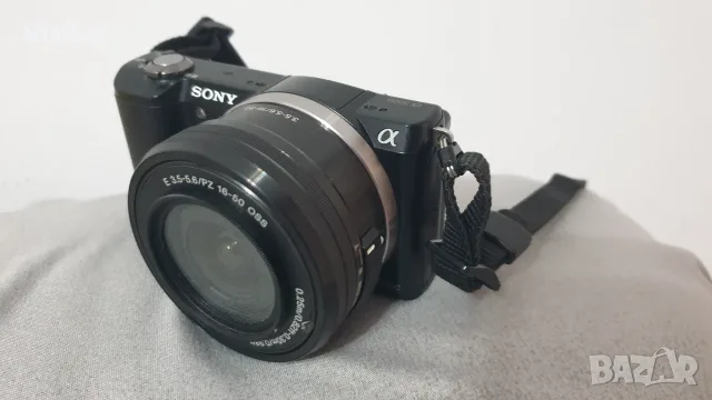  Sony Alpha 5000 20.1 МРх + обектив Sony E 16-50mm f/3.5-5.6 PZ - , снимка 2 - Фотоапарати - 56247417