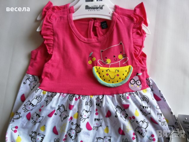 Бебешки рокли, розов цвят , снимка 2 - Детски комплекти - 37022460