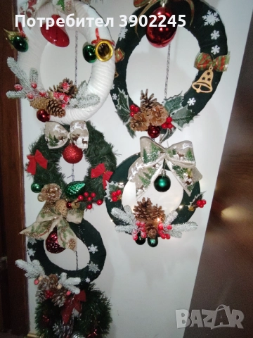 Ръчно изработена коледна украса