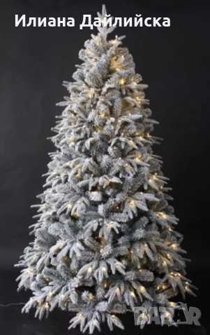 ПРОМО ОФЕРТА! Коледна елха с вградени лампички по връхчетата!, снимка 2 - Други стоки за дома - 52659784