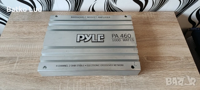 Усилвател Pyle PA 460, снимка 2 - Ресийвъри, усилватели, смесителни пултове - 54172492