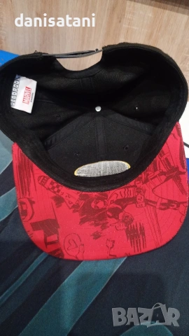 Мъжки лятни шапки Deadpool Snapback и метална табела, снимка 11 - Шапки - 54017906