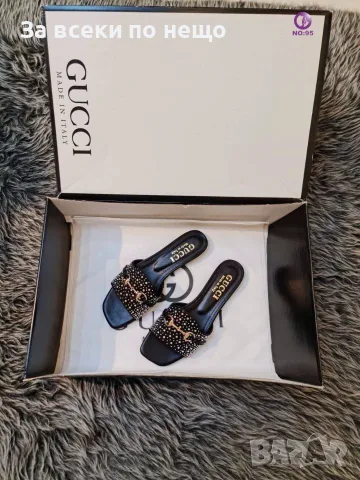 Gucci Дамски Чехли Гучи - Различни Цветове Код SEM-111, снимка 3 - Чехли - 55754180