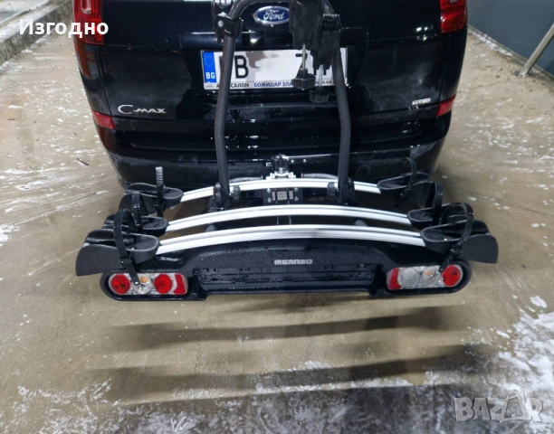  Багажник за велосипеди за теглич Menabo Winny Plus 3 Thule, снимка 6 - Аксесоари и консумативи - 53246507