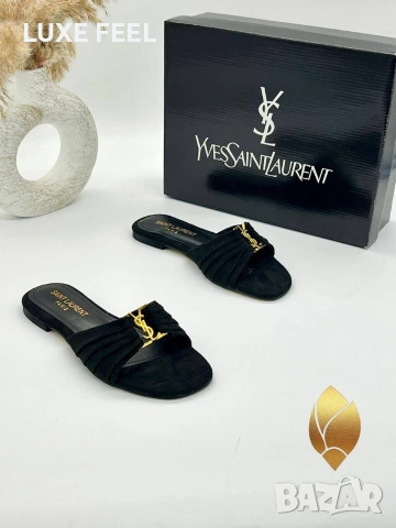 Yves Saint Laurent 💎Дамски Чехли , снимка 2 - Чехли - 53987560