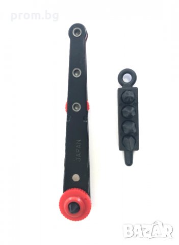 висококачествена мини тресчотка с 4 бита, 22 мм, произведена в Япония, снимка 5 - Други инструменти - 34536192