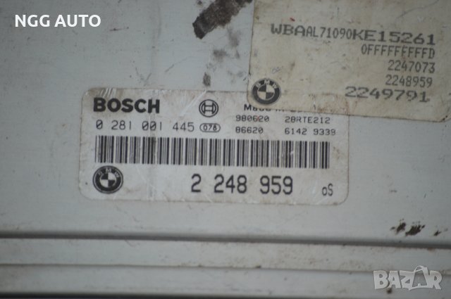 Компютър двигател BOSCH за BMW E46 320 2.0 D 1998 г., № 0 281 001 445, № 2 248 959, снимка 4 - Части - 39688626