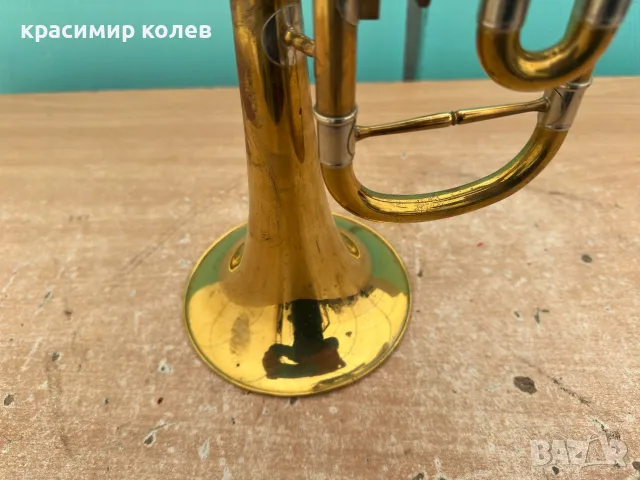 немски роторен тромпет, снимка 6 - Антикварни и старинни предмети - 56505833