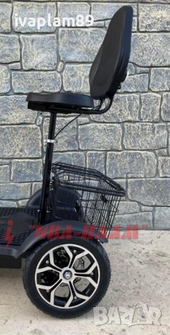  Електрическа триколка MPM-303C,48V/750W+КРАЧНА СПИРАЧКА-Голяма удобна седалка с облегалка-2025г , снимка 7 - Мотоциклети и мототехника - 40030796
