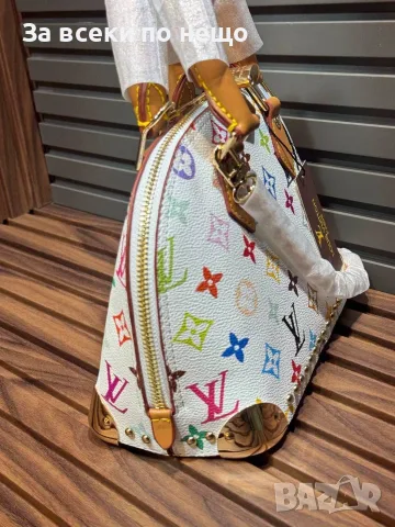 Louis Vuitton Луксозна Дамска Чанта с Емблематичен Монограм И Златисти Метални Елементи Код SEM-855, снимка 5 - Чанти - 56148792