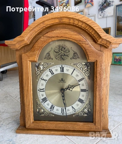 MEISTER ANKER голям стар немски настолен часовник, снимка 3 - Антикварни и старинни предмети - 54128511