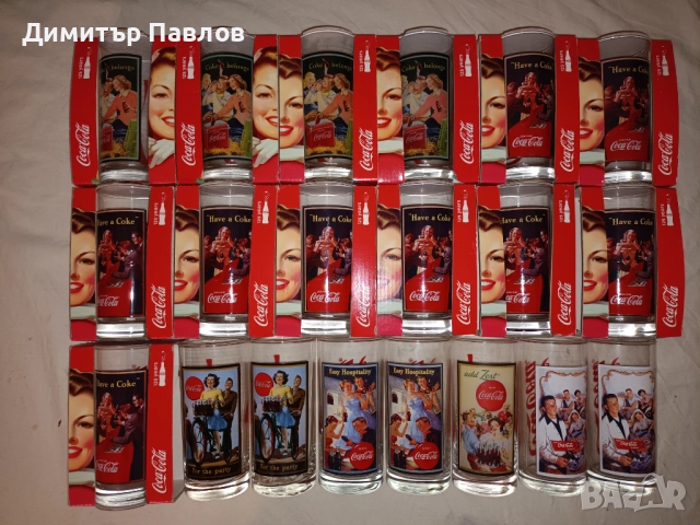 Кока Кола (coca cola) чаши, снимка 7 - Сервизи - 23647079