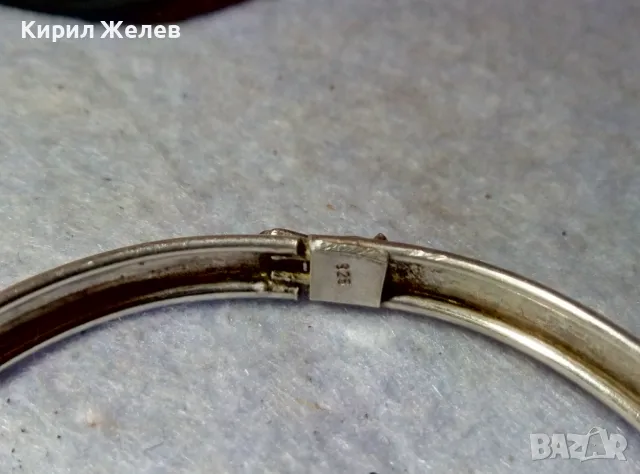 Стара СТИЛНО РЪЧНО ОРНАМЕНТИРАНА РЕТРО АРТ СРЕБЪРНА ГРИВНА СРЕБРО 925 МАЙСТОРСКА ИЗРАБОТКА 49296, снимка 11 - Антикварни и старинни предмети - 48492997