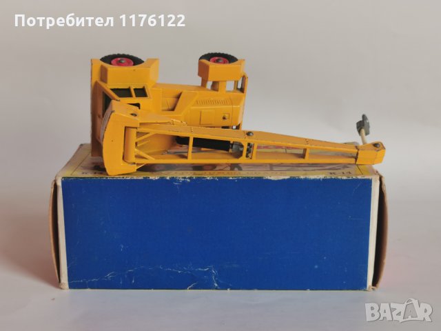 Стар Matchbox King Size K-14 Taylor Jumbo Crane Мачбокс Тайлор Кран С Оригиналната Си Кутия, снимка 6 - Коли, камиони, мотори, писти - 35351568