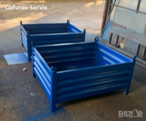 Метална палетна каса – затворен вариант, снимка 4 - Друго търговско оборудване - 53095438