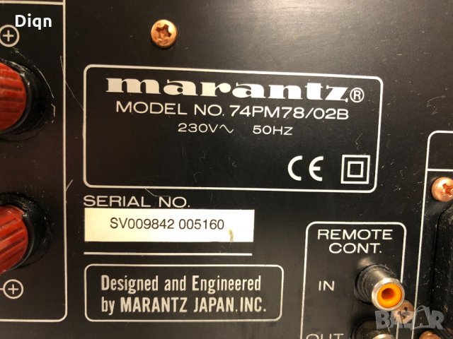 Marantz PM-78 ClassA, снимка 18 - Ресийвъри, усилватели, смесителни пултове - 31111208