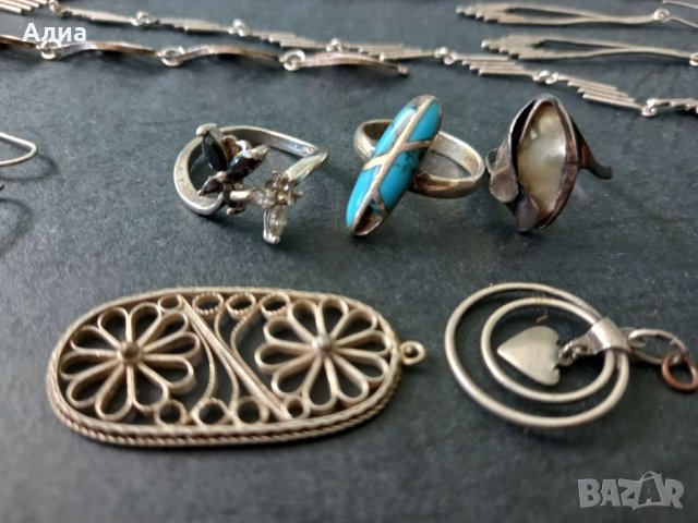 Сребърни бижута, снимка 16 - Бижутерийни комплекти - 33683470