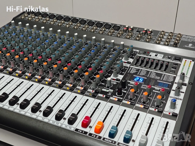 професионален активен миксер смесител мишпулт стъпало усилвател BEHRINGER PMP 6000, снимка 5 - Ресийвъри, усилватели, смесителни пултове - 54251000