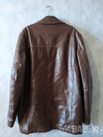 Кожено яке, снимка 2 - Якета - 38019703