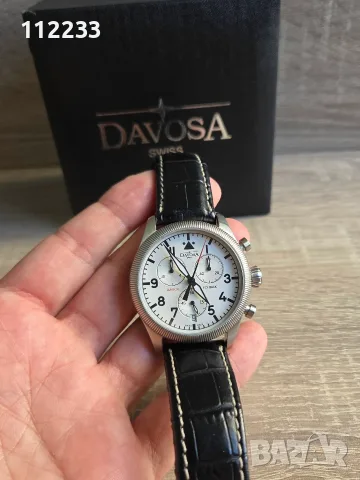 БАРТЕР DAVOSA Aviator FLY BACK Chronograph, снимка 4 - Мъжки - 45254550