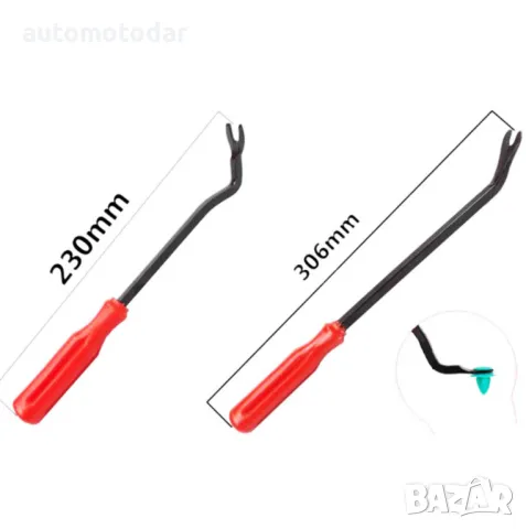 Инструмент щанга за щипки кори тапицерии късо рамо, снимка 2 - Аксесоари и консумативи - 17705779