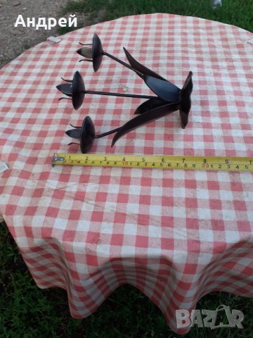 Стар свещник #3, снимка 6 - Други ценни предмети - 30023695