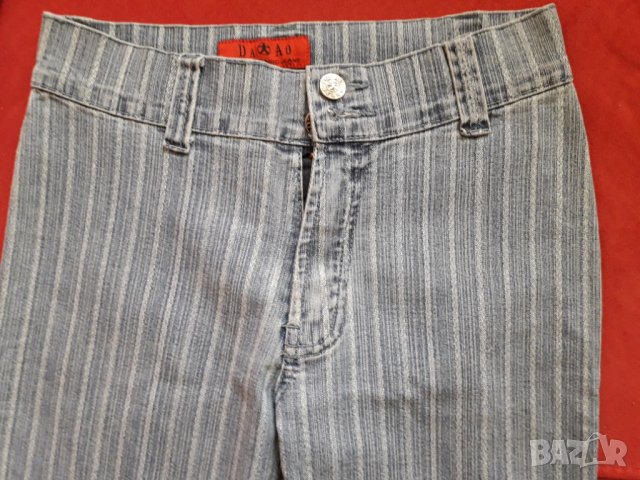 Дамски дънки с разширяващи се крачоли тип чарлстон 2 бр., снимка 7 - Дънки - 30088631