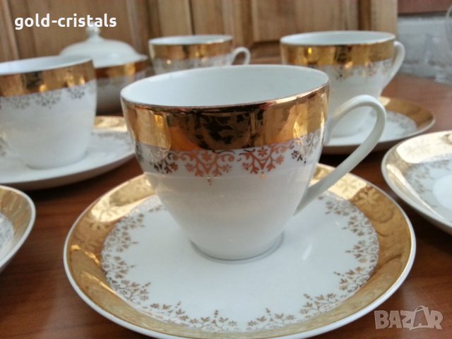 Чаши за чай порцелан Чехословакия, снимка 4 - Антикварни и старинни предмети - 35109648