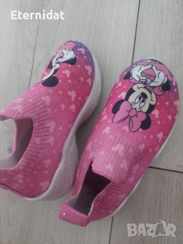 Розови детски маратонки тип чорап Miny Maus размер 24, снимка 2 - Детски маратонки - 42108393