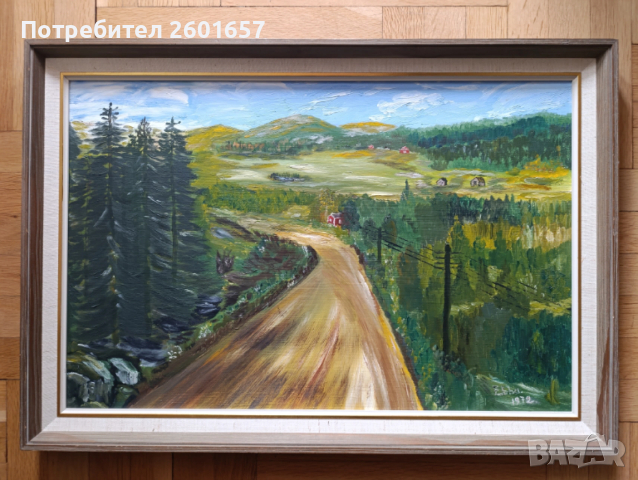 Стара маслена картина, 1972 г.