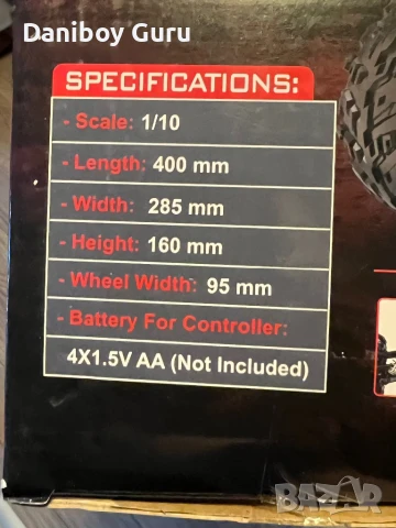 Hosim X 16 безчетков RC Cars 1:10 Високоскоростен 68+KM автомобил с дистанционно  4WD Off Road, снимка 12 - Коли, камиони, мотори, писти - 51116902