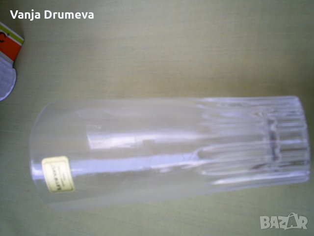 ретро сервиз стъклени чаши от Франция модел стъклени арки - нови, снимка 8 - Чаши - 37633630