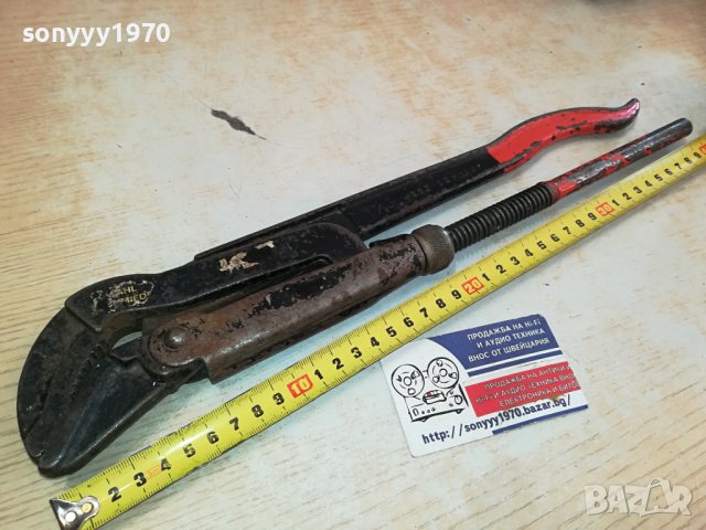 WEST GERMANY-1 1/2-ЯК РАЗДВИЖЕН КЛЮЧ 40СМ 2910231250, снимка 10 - Ключове - 42765971