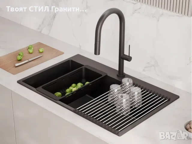 Мивка Рига 80 XXL 780x500 мм – за тези, които искат стил, функционалност и максимална издръжливост!