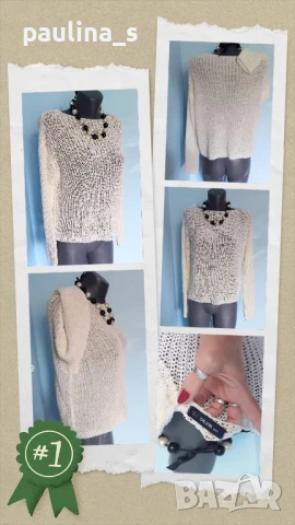 Четири броя / Копринен марков пуловер "Bonita", "Dilvin" knit, "Kismet", "DEPARTURE" , снимка 6 - Блузи с дълъг ръкав и пуловери - 42753319