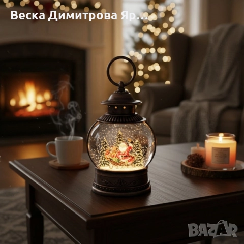 Коледен снежен глобус, снимка 7 - Декорация за дома - 52202203