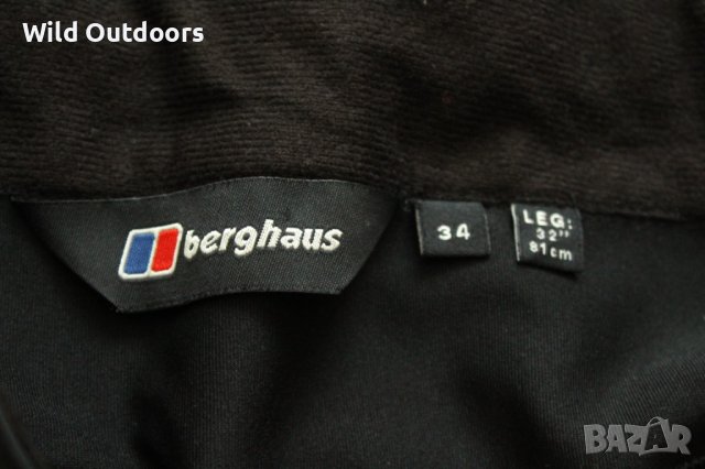 BERGHAUS - мъжки софтшел windstopper панталон, размер 34 (М-L), снимка 5 - Спортни дрехи, екипи - 42898050