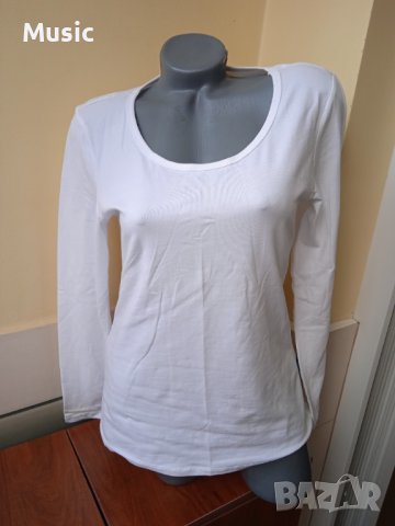 Fishbone - Нова бяла блуза с дълъг ръкав