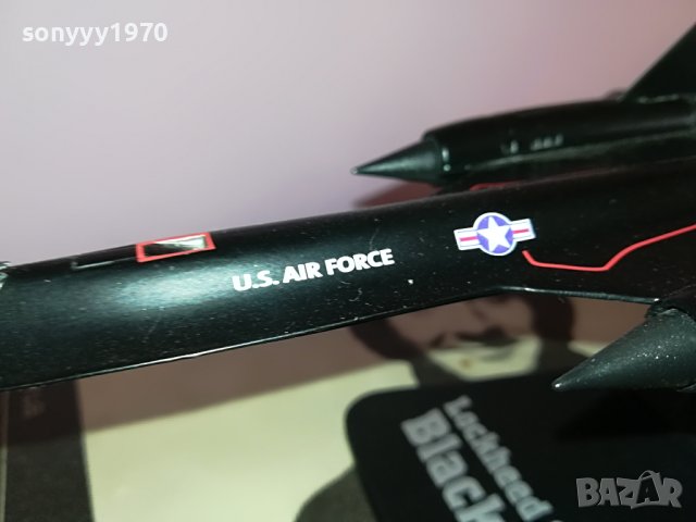 US AIR FORCE-22СМ МЕТАЛЕН САМОЛЕТ 2402231629, снимка 3 - Колекции - 39792381