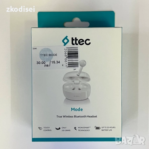 Bluetooth слушалките TTEC MODE