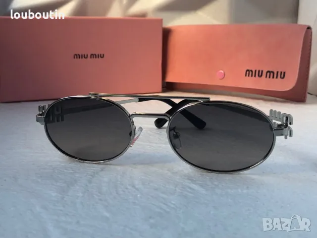 Miu 2024 дамски слънчеви очила елипса овални кръгли 4 цвята, снимка 12 - Слънчеви и диоптрични очила - 47681503