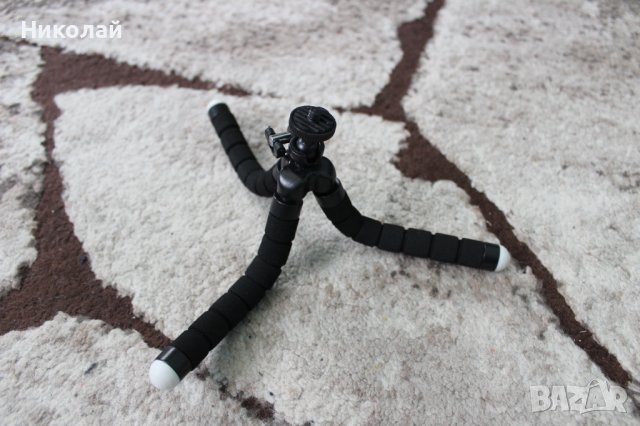 Гъвкав трипод статив + Подарък, снимка 4 - Чанти, стативи, аксесоари - 36306716