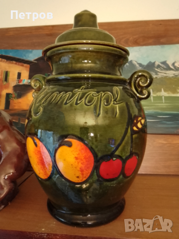 керамика немска 37 см, снимка 2 - Антикварни и старинни предмети - 44614123