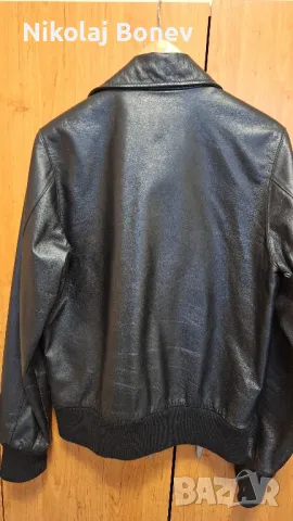 Много запазено кожено яке естествена кожа размер М, снимка 5 - Якета - 48473124