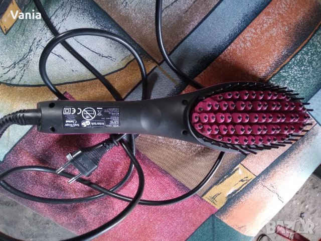 Електрическа четка за изправяне, снимка 2 - Преси за коса - 36599580